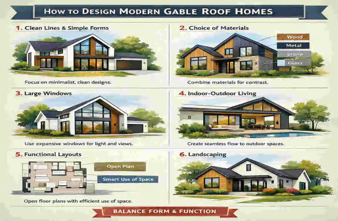 How to Design Modern Gable Roof Homes - home comfort experts