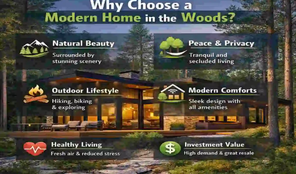 Modern Home in the Woods