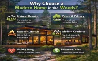 Modern Home in the Woods