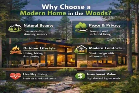 Modern Home in the Woods