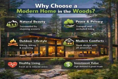Modern Home in the Woods