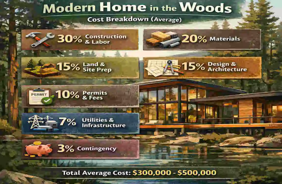 Modern Home in the Woods