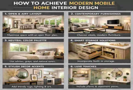 modern mobile home interior design