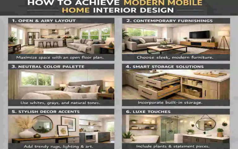 modern mobile home interior design