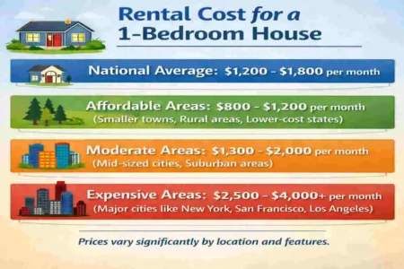 houses for rent 1 bed