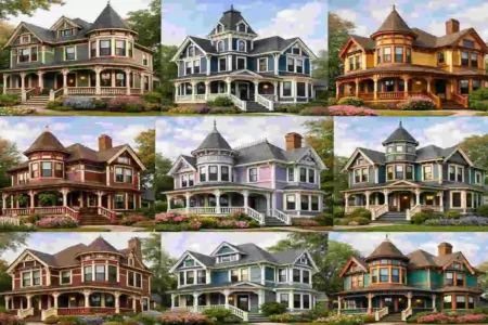 victorian house exterior color schemes