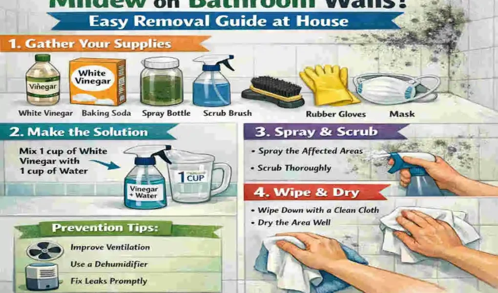What Causes Mildew on Bathroom Walls?