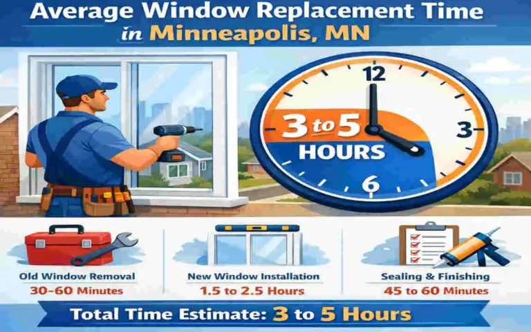 average time to replace windows in a house minneapolis mn