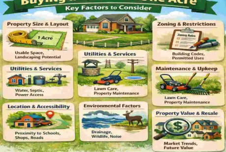 one acre homes for sale