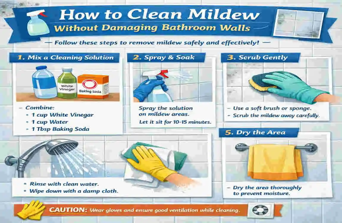 What Causes Mildew on Bathroom Walls?