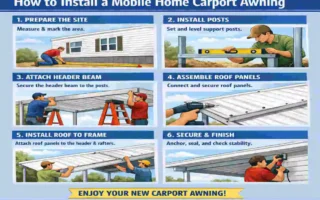 Mobile Home Carport Awning