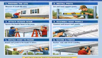 Mobile Home Carport Awning