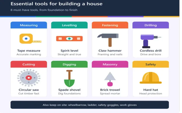 what tools do you need to build a house