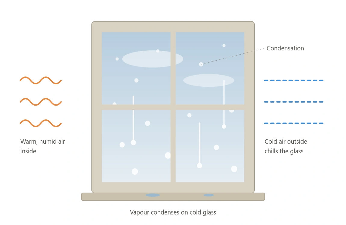 how to control moisture in house