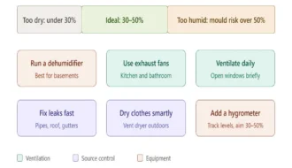 how to control moisture in house