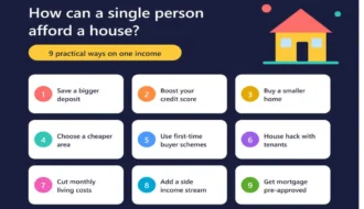 how can a single person afford a house
