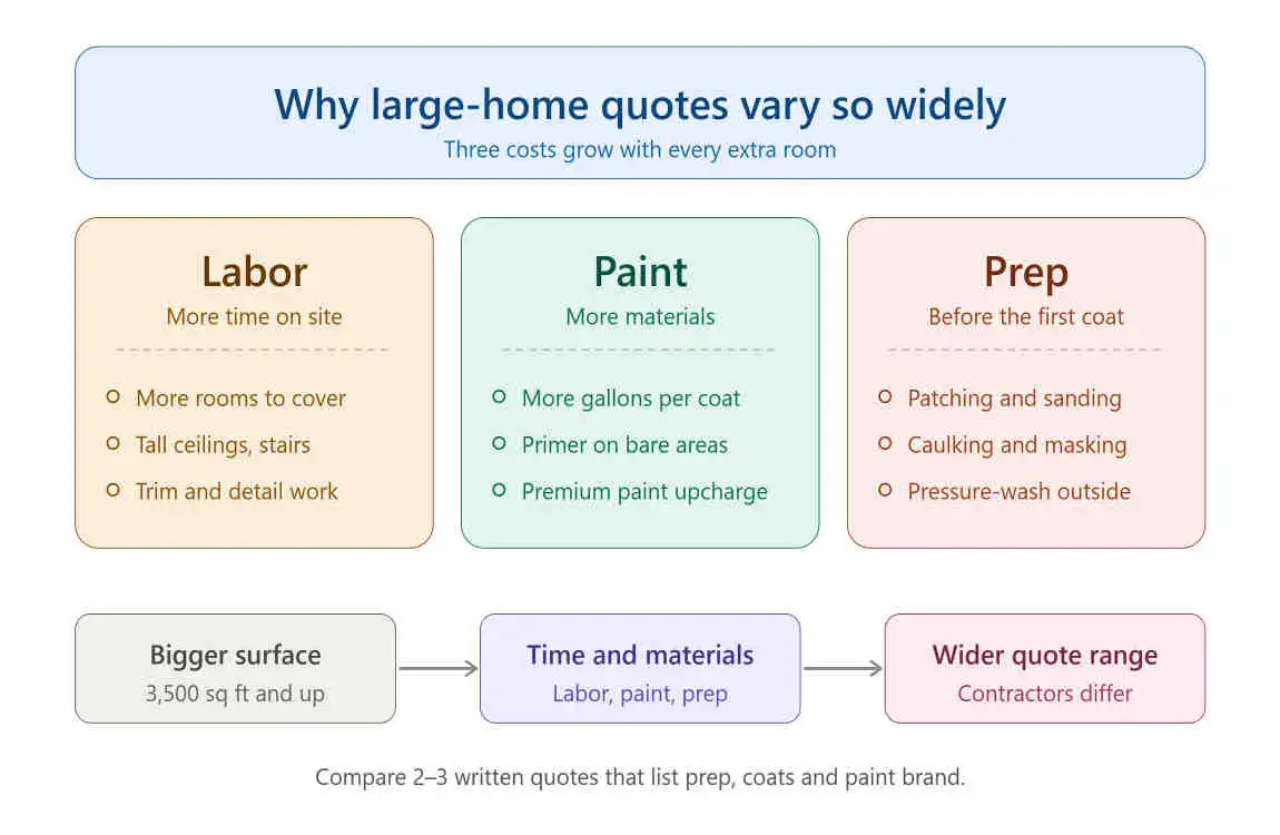 how much to paint a 3500 sq ft house